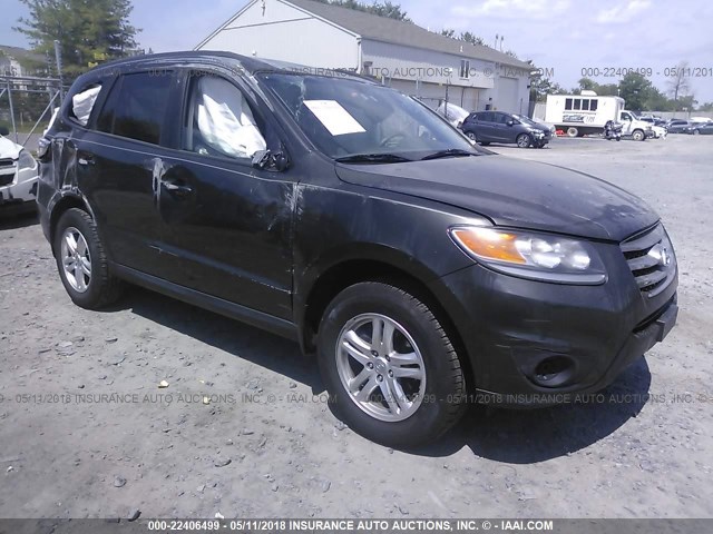 5XYZGDAB3CG103910 - 2012 HYUNDAI SANTA FE GLS GRAY photo 1