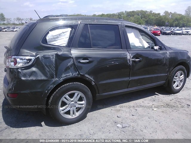 5XYZGDAB3CG103910 - 2012 HYUNDAI SANTA FE GLS GRAY photo 6