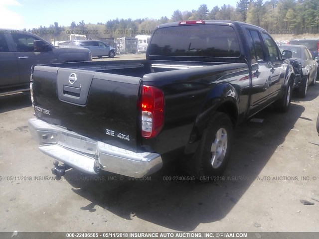 1N6AD09W87C419929 - 2007 NISSAN FRONTIER CREW CAB LE/SE/OFF ROAD BLACK photo 4