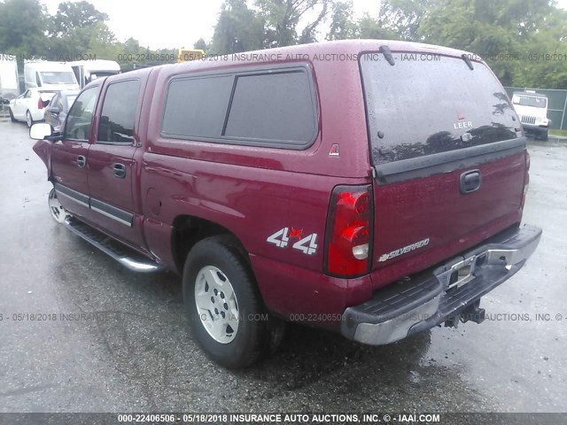 2GCEK13N261227569 - 2006 CHEVROLET SILVERADO K1500 RED photo 3