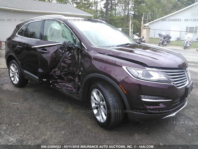 5LMTJ2DH9GUJ07839 - 2016 LINCOLN MKC SELECT იასამნისფერი ფოტო 1