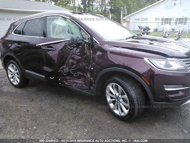 5LMTJ2DH9GUJ07839 - 2016 LINCOLN MKC SELECT იასამნისფერი ფოტო 6