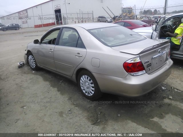 4T1BE32K65U989749 - 2005 TOYOTA CAMRY LE/XLE/SE 米色 照片 3