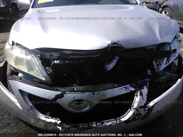 4T1BK46K39U082715 - 2009 TOYOTA CAMRY SE/LE/XLE SILVER photo 6