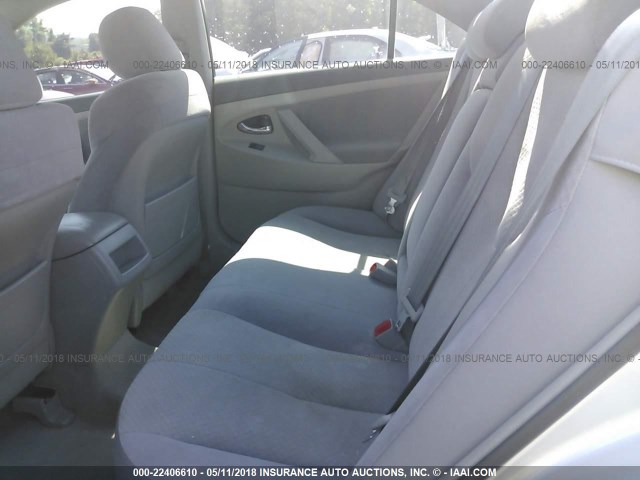 4T1BK46K39U082715 - 2009 TOYOTA CAMRY SE/LE/XLE SILVER photo 8