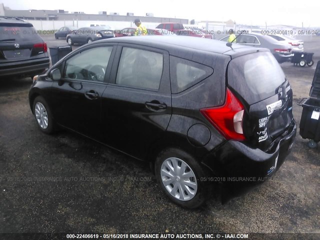 3N1CE2CP5EL390996 - 2014 NISSAN VERSA NOTE S/S PLUS/SV/SL BLACK photo 3