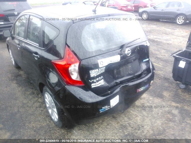 3N1CE2CP5EL390996 - 2014 NISSAN VERSA NOTE S/S PLUS/SV/SL BLACK photo 6