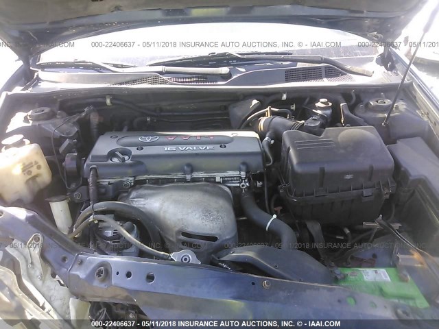 4T1BE32K32U601887 - 2002 TOYOTA CAMRY LE/XLE/SE ლურჯი ფოტო 10