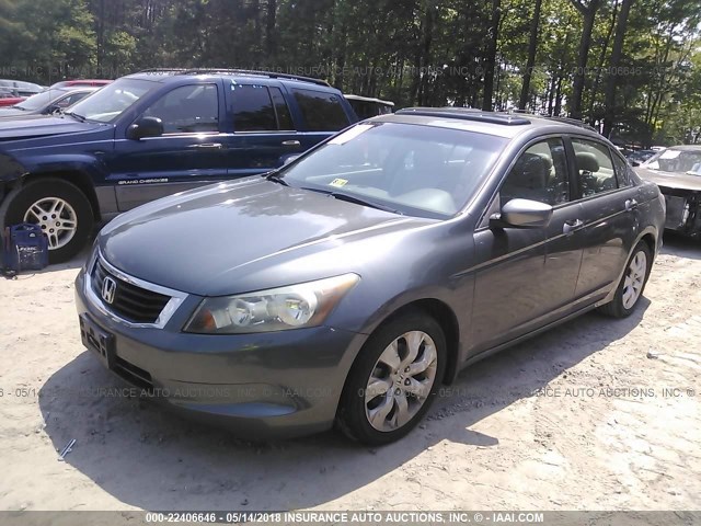 1HGCP26858A127318 - 2008 HONDA ACCORD EXL GRAY photo 2