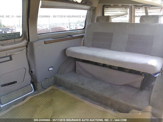 1FTNE14L29DA92431 - 2009 FORD ECONOLINE E150 VAN WHITE photo 8