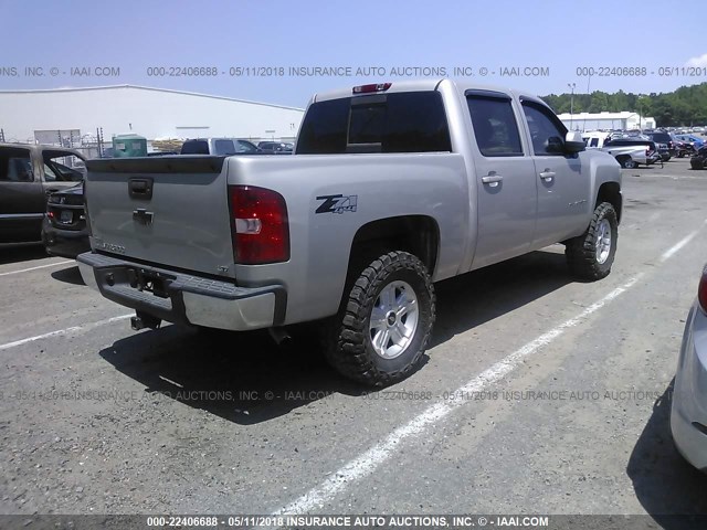 2GCEK133281242042 - 2008 CHEVROLET SILVERADO K1500 SILVER photo 4