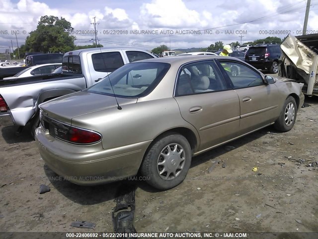 2G4WS52J751143168 - 2005 BUICK CENTURY CUSTOM TAN photo 4