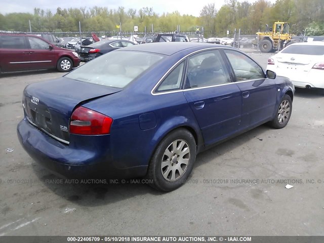 WAUBA24B8XN056209 - 1999 AUDI A6 2.8 QUATTRO BLUE photo 4