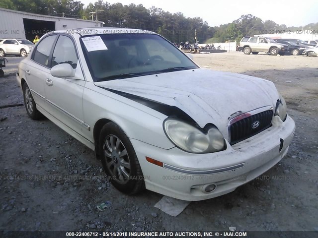 KMHWF35H75A146059 - 2005 HYUNDAI SONATA GLS/LX WHITE photo 1