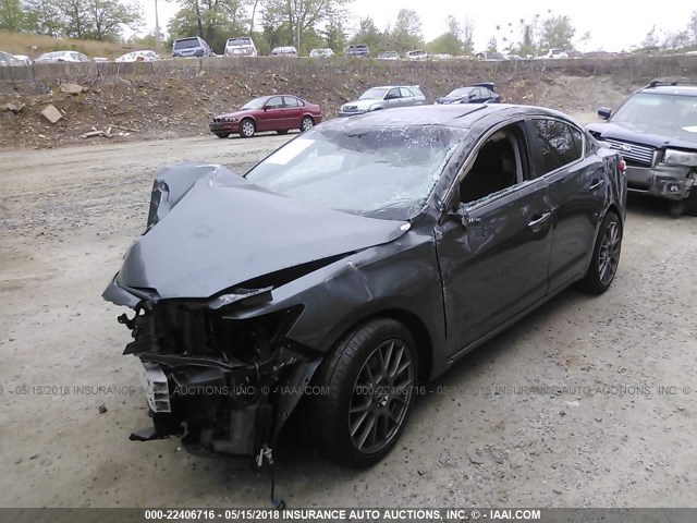 19VDE1F39EE003934 - 2014 ACURA ILX 20 GRAY photo 2