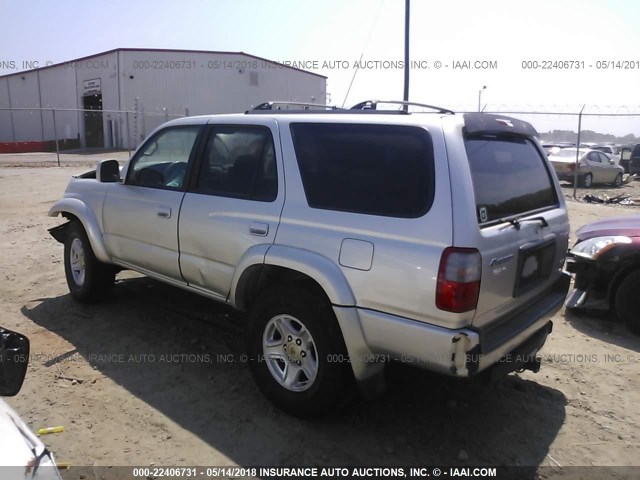 JT3HN86R5Y0300870 - 2000 TOYOTA 4RUNNER SR5 SILVER photo 3