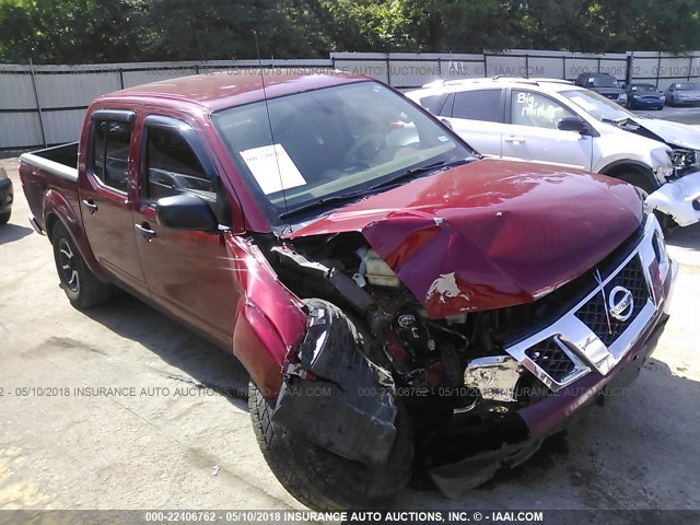 1N6AD0ER1BC421207 - 2011 NISSAN FRONTIER S/SV/SL/PRO-4X MAROON photo 1