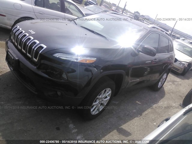 1C4PJMCB3JD530991 - 2018 JEEP CHEROKEE LATITUDE BLACK photo 2