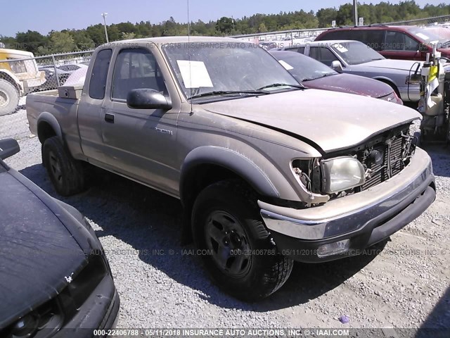 5TESM92N74Z329598 - 2004 TOYOTA TACOMA XTRACAB PRERUNNER GOLD photo 1