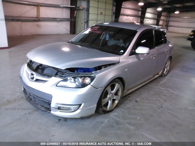 JM1BK34MX81803891 - 2008 MAZDA SPEED 3 SILVER photo 2