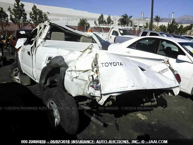 5TENM92N54Z460316 - 2004 TOYOTA TACOMA PRERUNNER WHITE photo 3