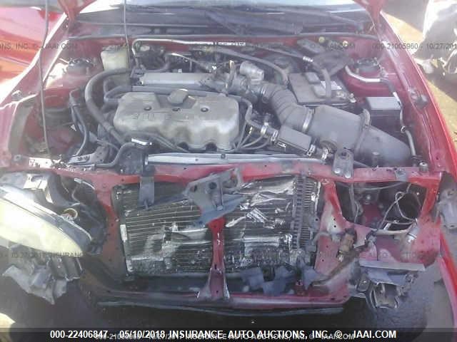 3FAFP13P22R184757 - 2002 FORD ESCORT RED photo 10