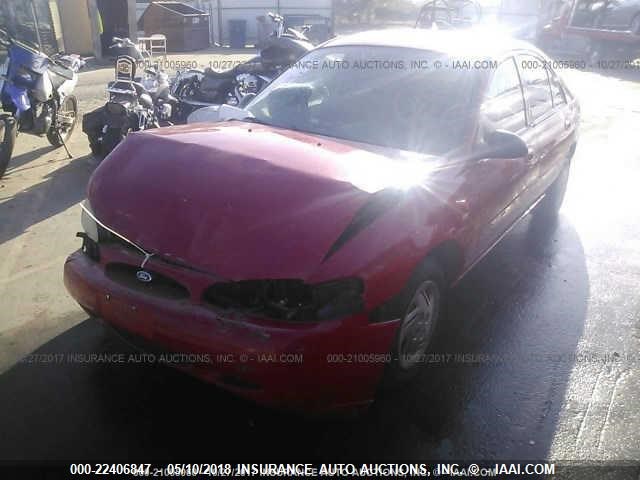 3FAFP13P22R184757 - 2002 FORD ESCORT RED photo 2