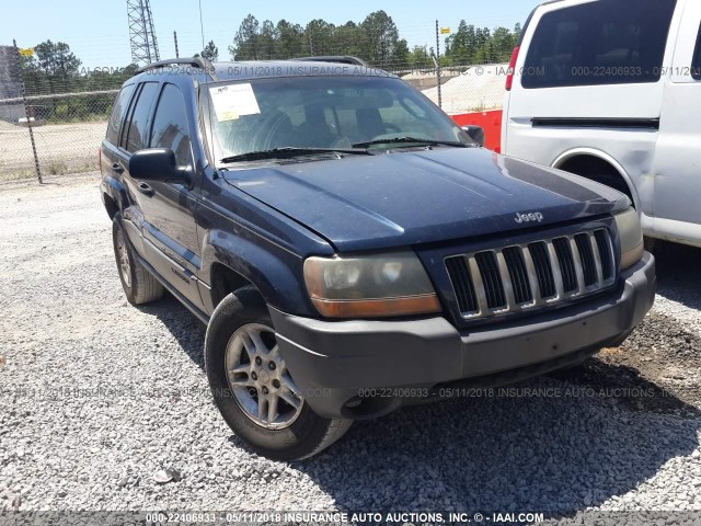 1J4GX48S04C242387 - 2004 JEEP GRAND CHEROKEE LAREDO/COLUMBIA/FREEDOM BLUE photo 1