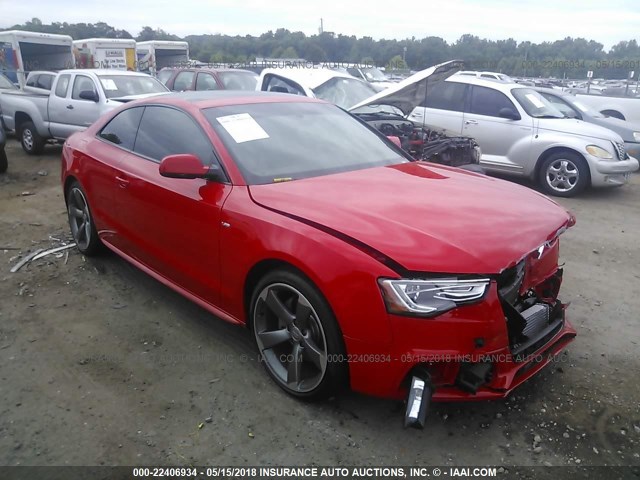 WAUM2AFR6GA035425 - 2016 AUDI A5 PREMIUM PLUS S-LINE RED photo 1