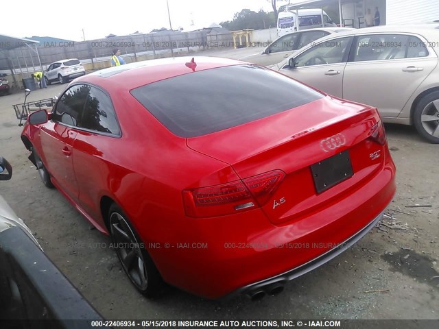 WAUM2AFR6GA035425 - 2016 AUDI A5 PREMIUM PLUS S-LINE RED photo 3