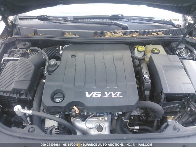 1G4GE5EDXBF376869 - 2011 BUICK LACROSSE CXS BLACK photo 10