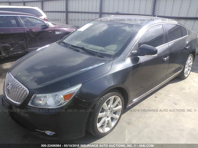 1G4GE5EDXBF376869 - 2011 BUICK LACROSSE CXS BLACK photo 2