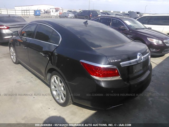1G4GE5EDXBF376869 - 2011 BUICK LACROSSE CXS BLACK photo 3