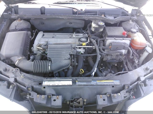 1G8AN12F64Z198690 - 2004 SATURN ION LEVEL 2 BLACK photo 10