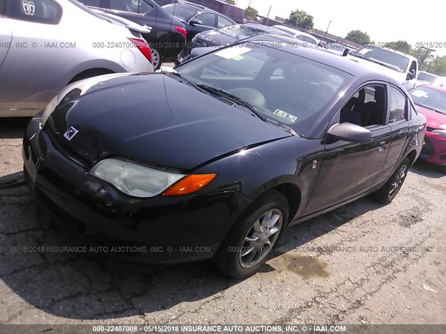 1G8AN12F64Z198690 - 2004 SATURN ION LEVEL 2 BLACK photo 2