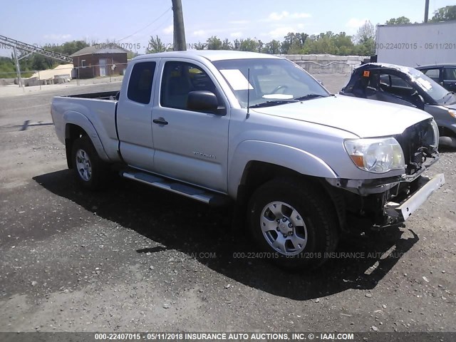 5TETU62N58Z471540 - 2008 TOYOTA TACOMA PRERUNNER ACCESS CAB SILVER photo 1