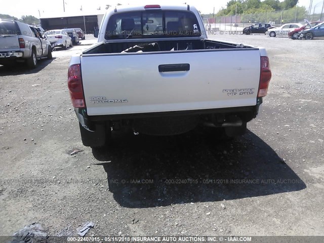 5TETU62N58Z471540 - 2008 TOYOTA TACOMA PRERUNNER ACCESS CAB SILVER photo 6