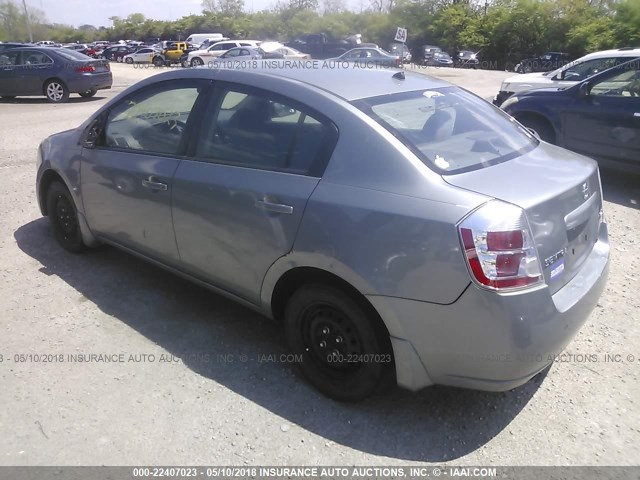 3N1AB61E17L678896 - 2007 NISSAN SENTRA 2.0/2.0S/2.0SL GRAY photo 3