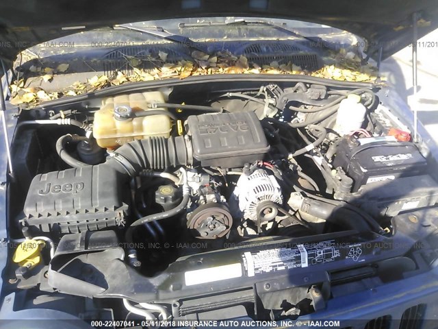 1J4GL48K23W539783 - 2003 JEEP LIBERTY SPORT/FREEDOM ლურჯი ფოტო 10