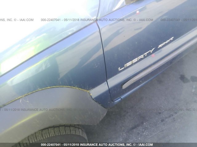 1J4GL48K23W539783 - 2003 JEEP LIBERTY SPORT/FREEDOM ლურჯი ფოტო 6