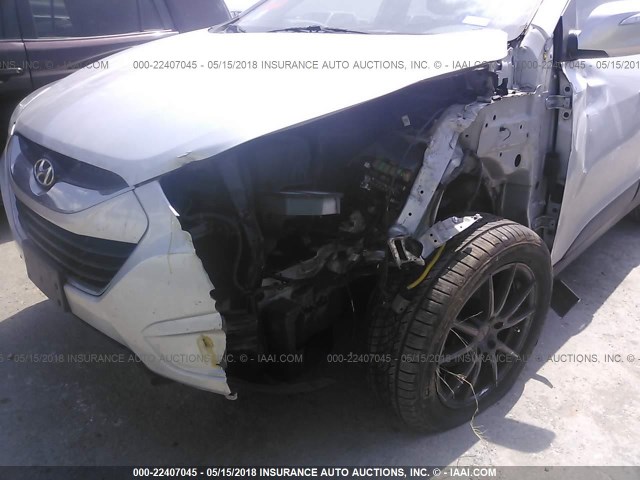 KM8JU3AC7DU666298 - 2013 HYUNDAI TUCSON GLS/LIMITED 银色 照片 6