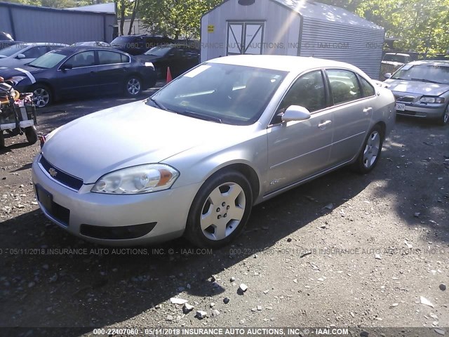 2G1WD58C269354779 - 2006 CHEVROLET IMPALA SUPER SPORT SILVER photo 2