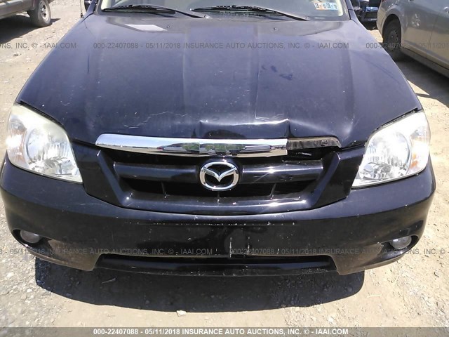 4F2CZ96185KM56797 - 2005 MAZDA TRIBUTE S შავი ფოტო 6
