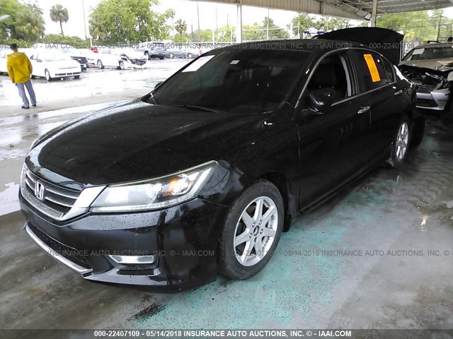 1HGCR2F51EA180688 - 2014 HONDA ACCORD SPORT Қара фото 2