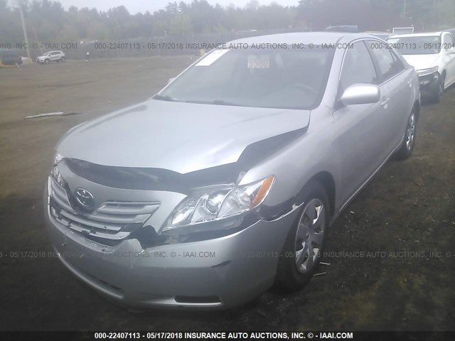 4T1BE46K78U211495 - 2008 TOYOTA CAMRY CE/LE/XLE/SE SILVER photo 2