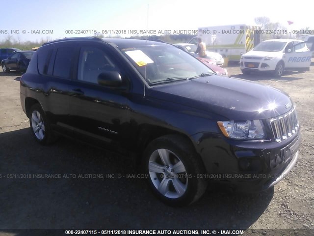 1J4NF1FB2BD218269 - 2011 JEEP COMPASS SPORT Dark Blue photo 1