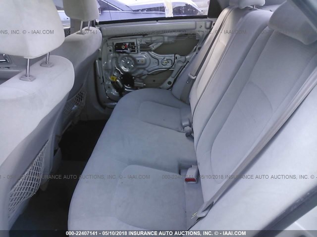 KNAFE121685547793 - 2008 KIA SPECTRA EX/LX/SX SILVER photo 8