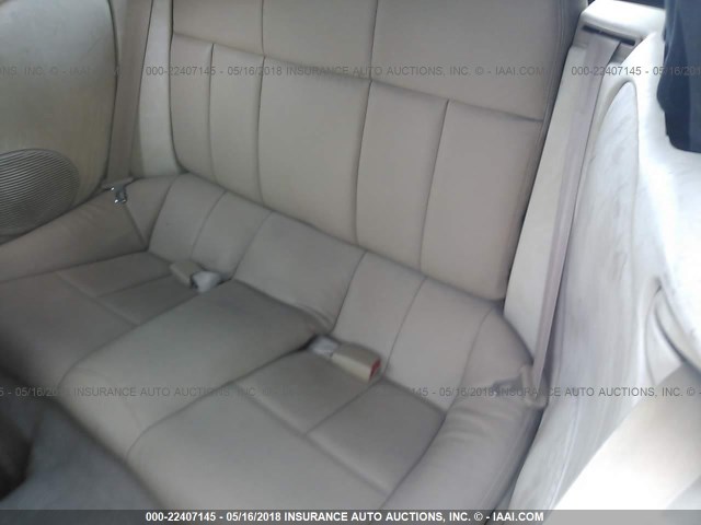 4A3AE85H91E125695 - 2001 MITSUBISHI ECLIPSE SPYDER GT WHITE photo 8