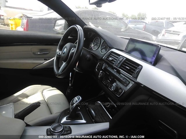 WBA3R1C59EK193077 - 2014 BMW 435 I SILVER photo 5