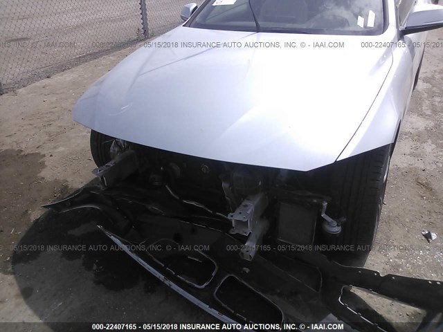 WBA3R1C59EK193077 - 2014 BMW 435 I SILVER photo 6